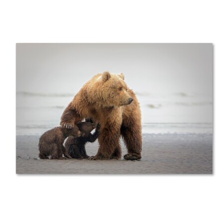 Trademark Fine Art Renee Doyle 'Family Time' Canvas Art, 30x47 1X00704-C3047GG